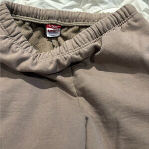 Aritzia TNA UltraFleece Brown Sweatpants